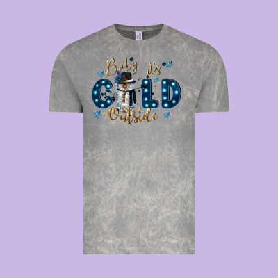Baby Its Cold Outside Vintage Tee Designed By Cowgirlartshop