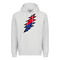 Dove Grey Lazy Lightning Bolt Premium Hoodie - InspiraDesign