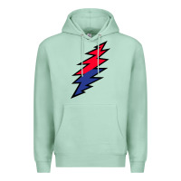 Seafoam Lazy Lightning Bolt Premium Hoodie - InspiraDesign