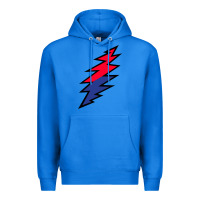 True Royal Lazy Lightning Bolt Premium Hoodie - InspiraDesign