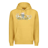 Antique Gold Megadeath caught Premium Hoodie - InspiraDesign