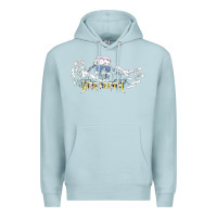 Blue Mist Megadeath caught Premium Hoodie - InspiraDesign