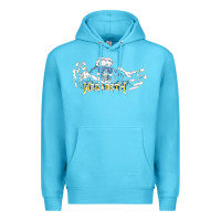 Ocean Blue Megadeath caught Premium Hoodie - InspiraDesign