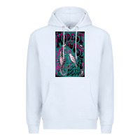 White Modest Mouse Premium Hoodie - InspiraDesign