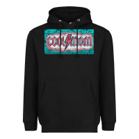 Black western coll mom    license  plaid  templata Heavyweight Hoodie - BarkalooDesign