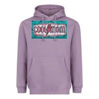 Lavender western coll mom    license  plaid  templata Heavyweight Hoodie - BarkalooDesign