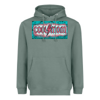 Sage western coll mom    license  plaid  templata Heavyweight Hoodie - BarkalooDesign