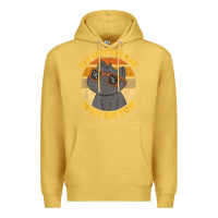 Antique Gold funny retro sunset eff you see kay why oh you cat lovers t shirt Premium Hoodie - ArtChic