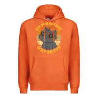 Carrot funny retro sunset eff you see kay why oh you cat lovers t shirt Premium Hoodie - ArtChic