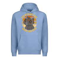 Colony Blue funny retro sunset eff you see kay why oh you cat lovers t shirt Premium Hoodie - ArtChic