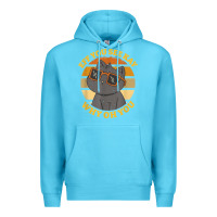 Ocean Blue funny retro sunset eff you see kay why oh you cat lovers t shirt Premium Hoodie - ArtChic