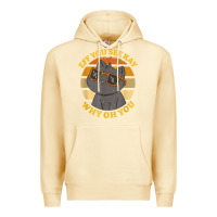 Pina Colada funny retro sunset eff you see kay why oh you cat lovers t shirt Premium Hoodie - ArtChic