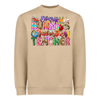 Mushroom Every Bunny Favorite Teacher Easter Heavyweight Sweatshirt - CowhideDigitalArt