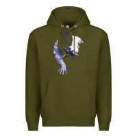 Army Green sadako 1 Premium Hoodie - ArtChic