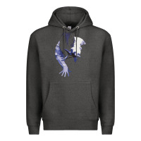 Charcoal Heather sadako 1 Premium Hoodie - ArtChic