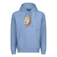 Colony Blue animated bobby lee tiger belly Premium Hoodie - ArtChic