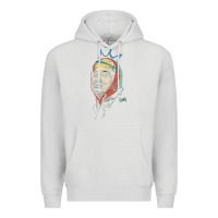 Dove Grey animated bobby lee tiger belly Premium Hoodie - ArtChic