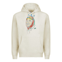 Oatmeal Heather animated bobby lee tiger belly Premium Hoodie - ArtChic