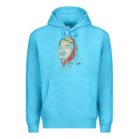 Ocean Blue animated bobby lee tiger belly Premium Hoodie - ArtChic