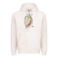 Pale Pink animated bobby lee tiger belly Premium Hoodie - ArtChic