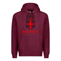 Burgundy brown university Premium Hoodie - ArtChic