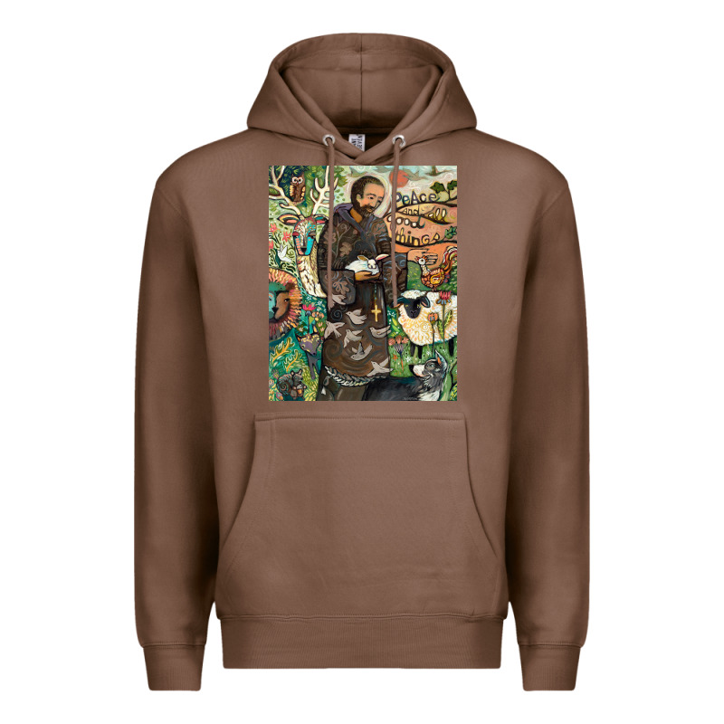 Saint Francis Premium Hoodie by ArtChic | Teevron