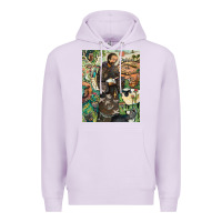 Lilac saint francis Premium Hoodie - ArtChic