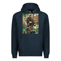 Navy saint francis Premium Hoodie - ArtChic