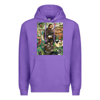 Purple saint francis Premium Hoodie - ArtChic