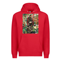 Red saint francis Premium Hoodie - ArtChic