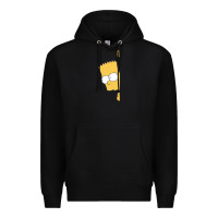 Black simpsons Premium Hoodie - ArtChic