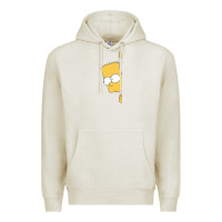 Oatmeal Heather simpsons Premium Hoodie - ArtChic
