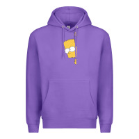 Purple simpsons Premium Hoodie - ArtChic