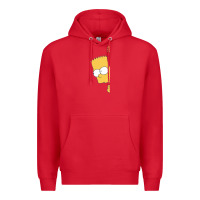 Red simpsons Premium Hoodie - ArtChic