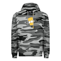 Slate Camo simpsons Premium Hoodie - ArtChic