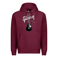 Burgundy les paul classic guitar classic Premium Hoodie - ArtChic