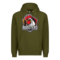 Army Green rooster art Premium Hoodie - ArtChic