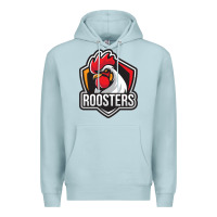 Blue Mist rooster art Premium Hoodie - ArtChic