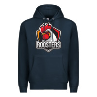 Navy rooster art Premium Hoodie - ArtChic