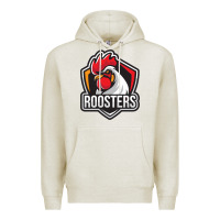 Oatmeal Heather rooster art Premium Hoodie - ArtChic
