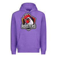 Purple rooster art Premium Hoodie - ArtChic