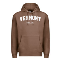 Chestnut vermont vintage state athletic style pullover hoodie Premium Hoodie - ArtChic