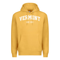 Mustard vermont vintage state athletic style pullover hoodie Premium Hoodie - ArtChic
