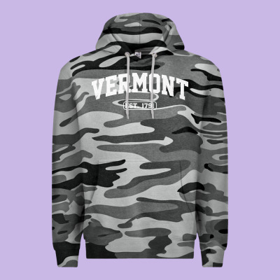 Vermont Vintage State Athletic Style Pullover Hoodie Premium Hoodie Designed By Artchic