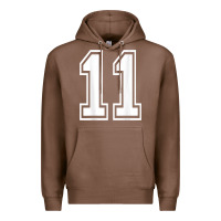 Chestnut number 11 shirt sports player number back of shirt Premium Hoodie - ArtChic