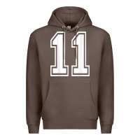 Coffee number 11 shirt sports player number back of shirt Premium Hoodie - ArtChic