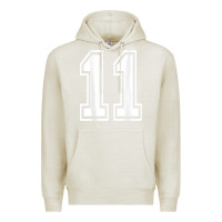 Oatmeal Heather number 11 shirt sports player number back of shirt Premium Hoodie - ArtChic