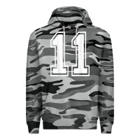 Slate Camo number 11 shirt sports player number back of shirt Premium Hoodie - ArtChic
