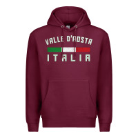 Burgundy valle d'aosta italia italy region typography design Premium Hoodie - ArtChic