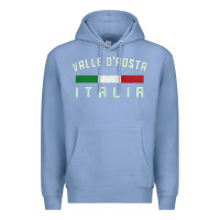 Colony Blue valle d'aosta italia italy region typography design Premium Hoodie - ArtChic